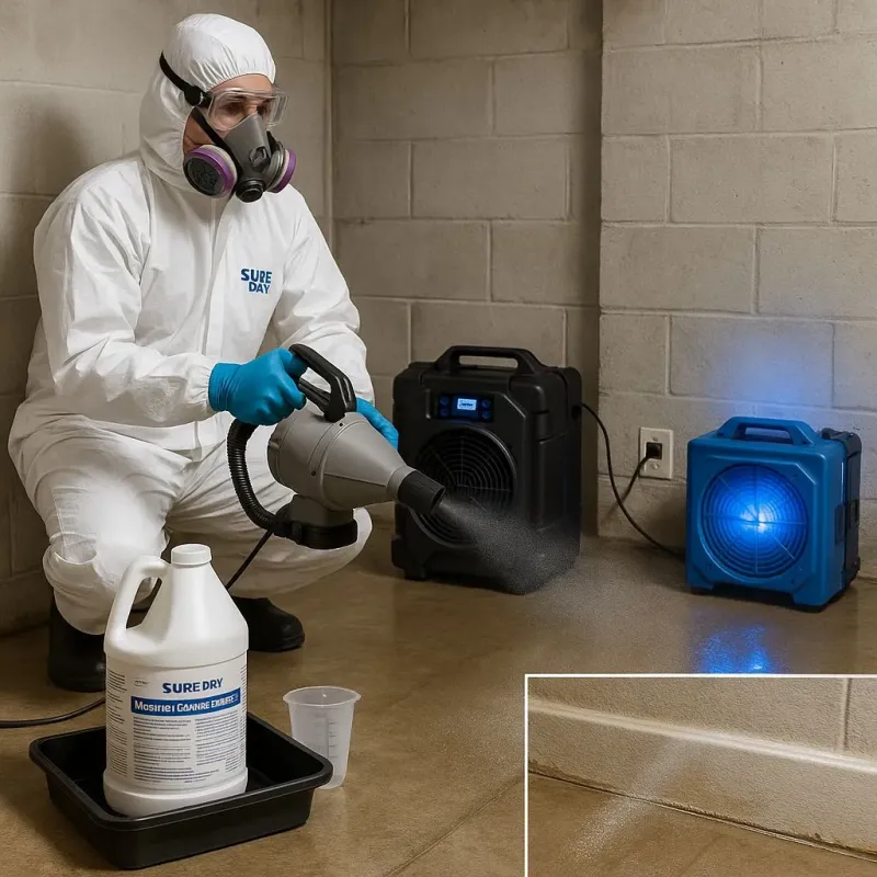 Sanitization and Odor Removal process in Lunenburg, MA